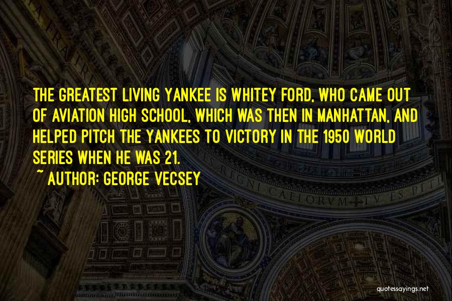 George Vecsey Quotes 206832