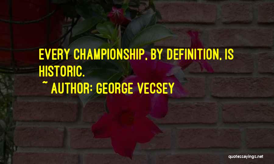 George Vecsey Quotes 935080