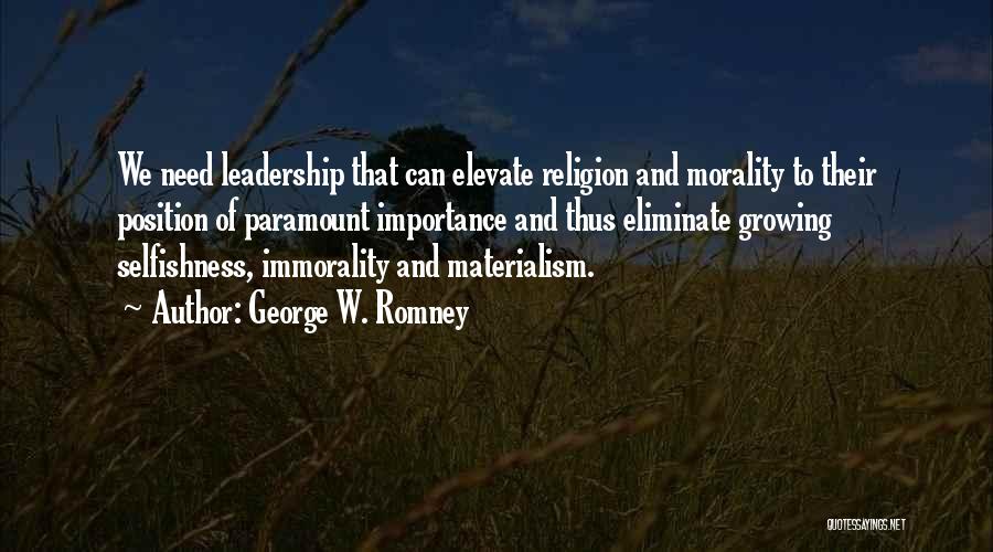 George W. Romney Quotes 1634048