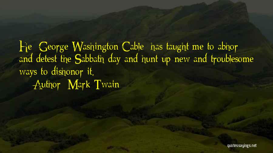 George Washington And Quotes By Mark Twain