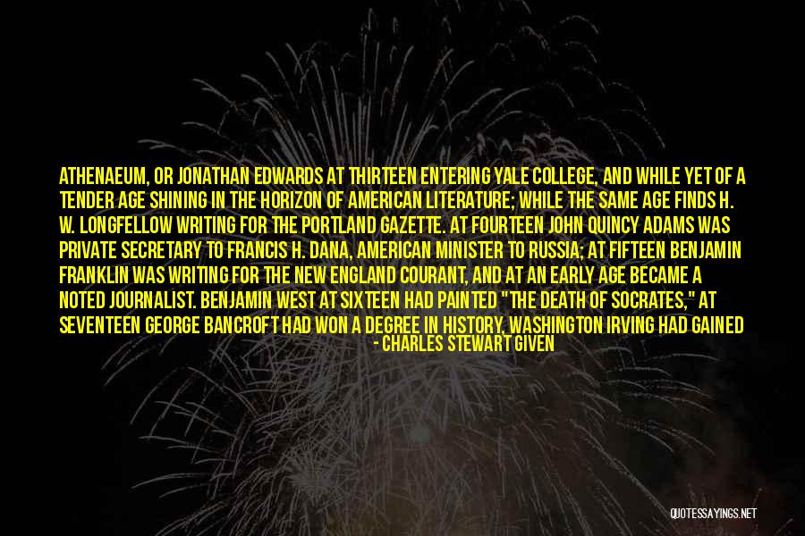 George Washington By John Adams Quotes By Charles Stewart Given