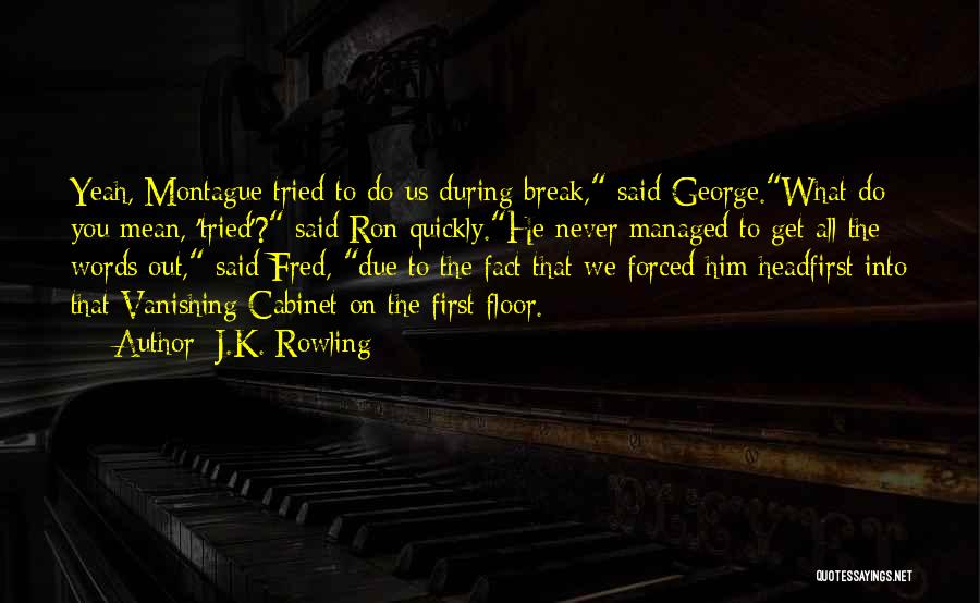 George Weasley Quotes By J.K. Rowling