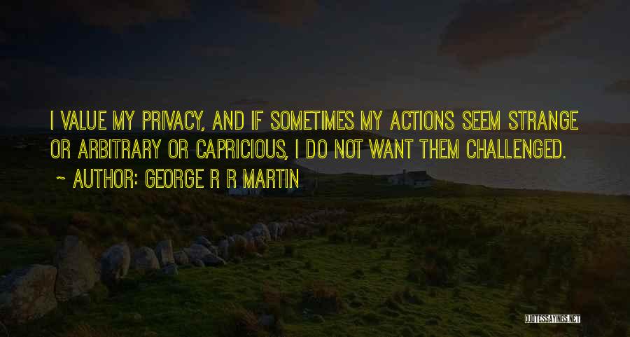 George's Dream Quotes By George R R Martin