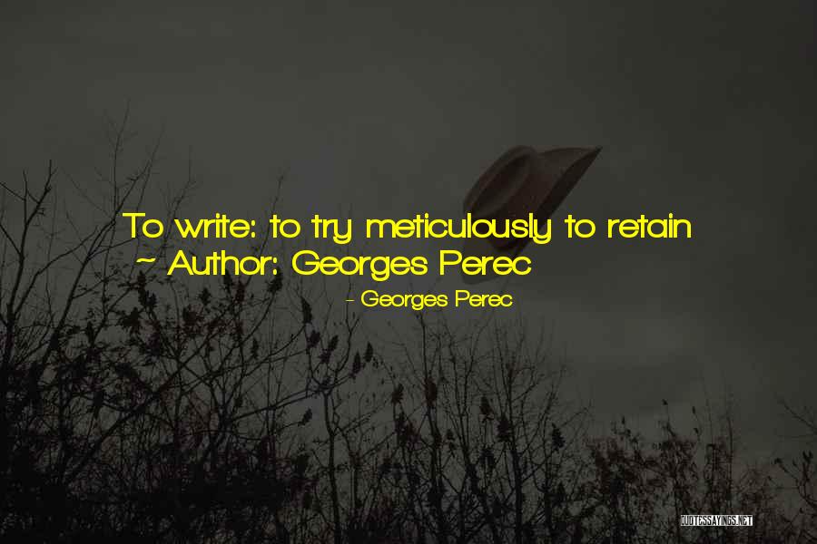 Georges Perec Quotes 1427673