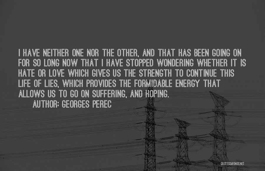 Georges Perec Things Quotes By Georges Perec