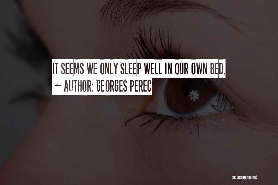 Georges Perec Things Quotes By Georges Perec