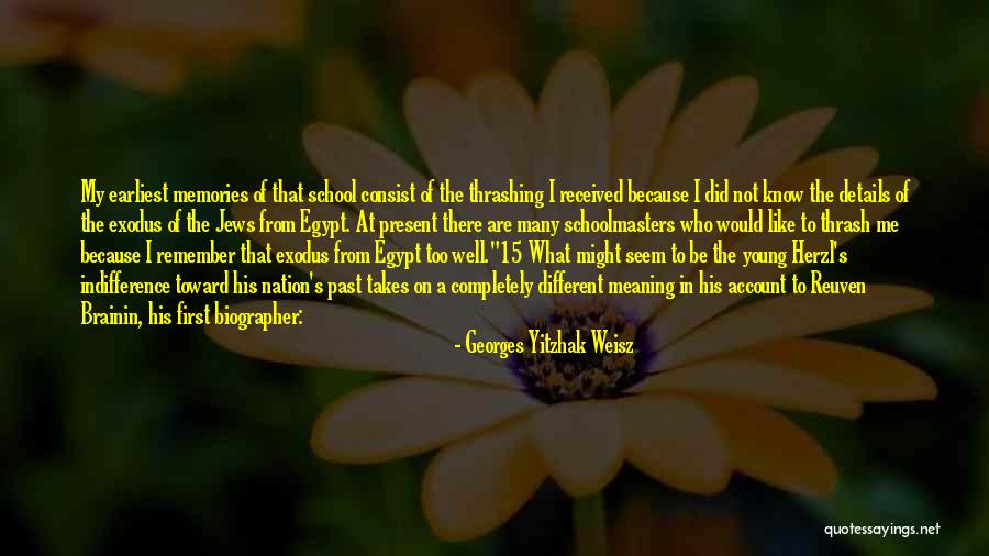 Georges Yitzhak Weisz Quotes 647534