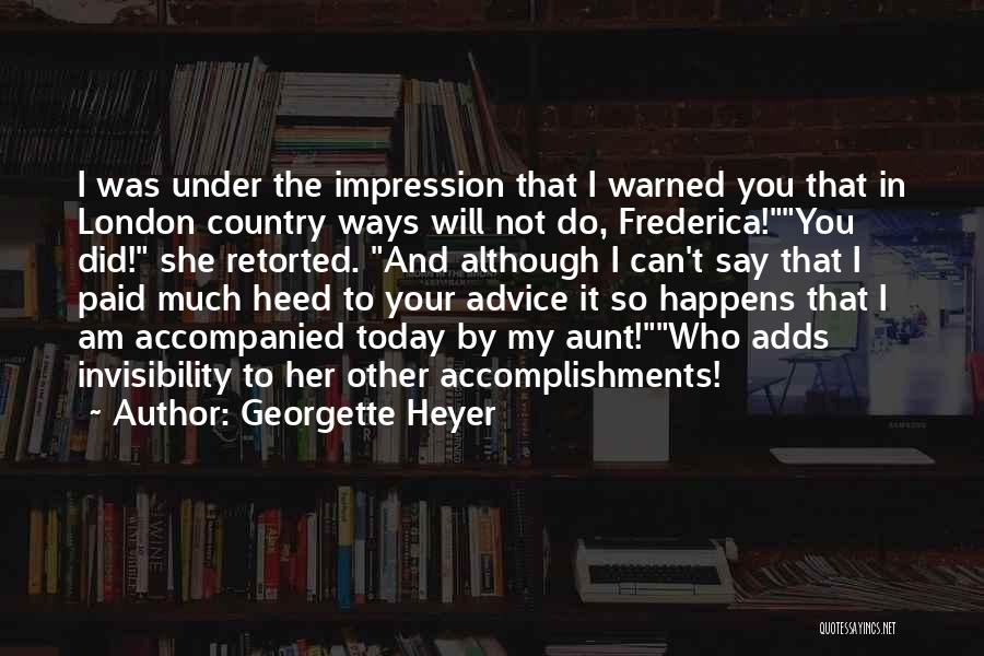 Georgette Heyer Quotes 482354