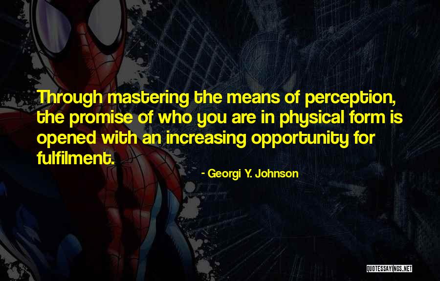 Georgi Y. Johnson Quotes 1263038