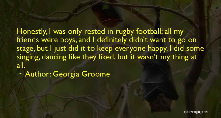 Georgia Football Quotes By Georgia Groome