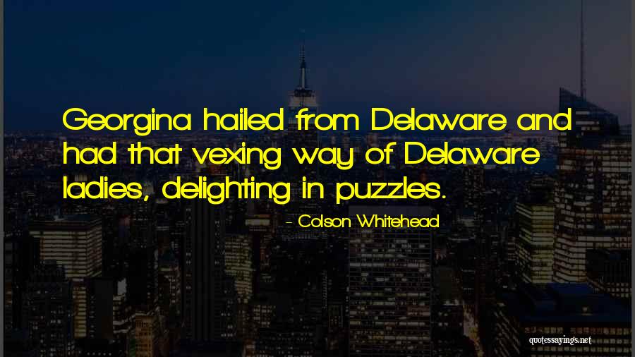 Georgina Quotes By Colson Whitehead Georgina Quotes By Colson Whitehead
