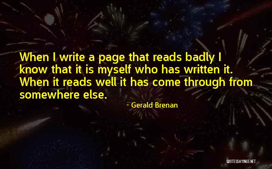 Gerald Brenan Quotes 947917