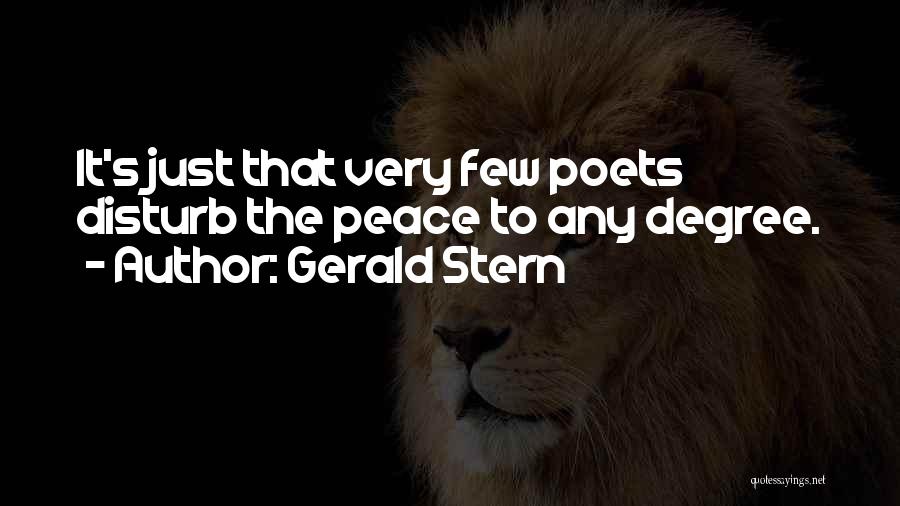 Gerald Stern Quotes 251568