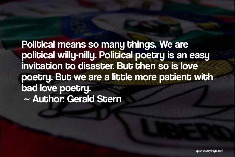 Gerald Stern Quotes 755504