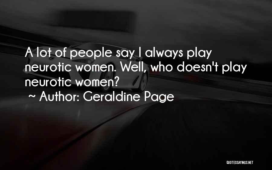 Geraldine Page Quotes 1063825