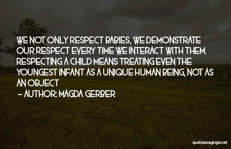 Gerber Baby Quotes By Magda Gerber