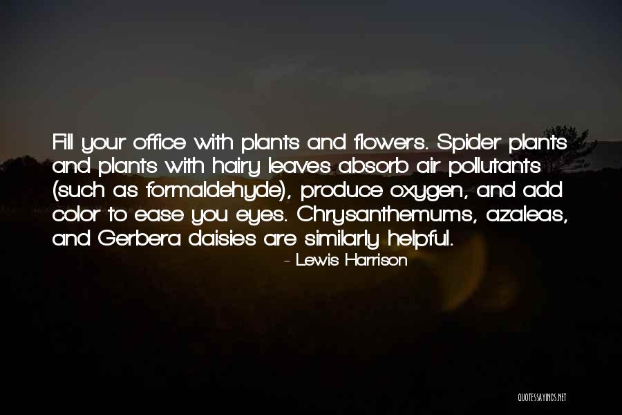 Gerbera Quotes By Lewis Harrison