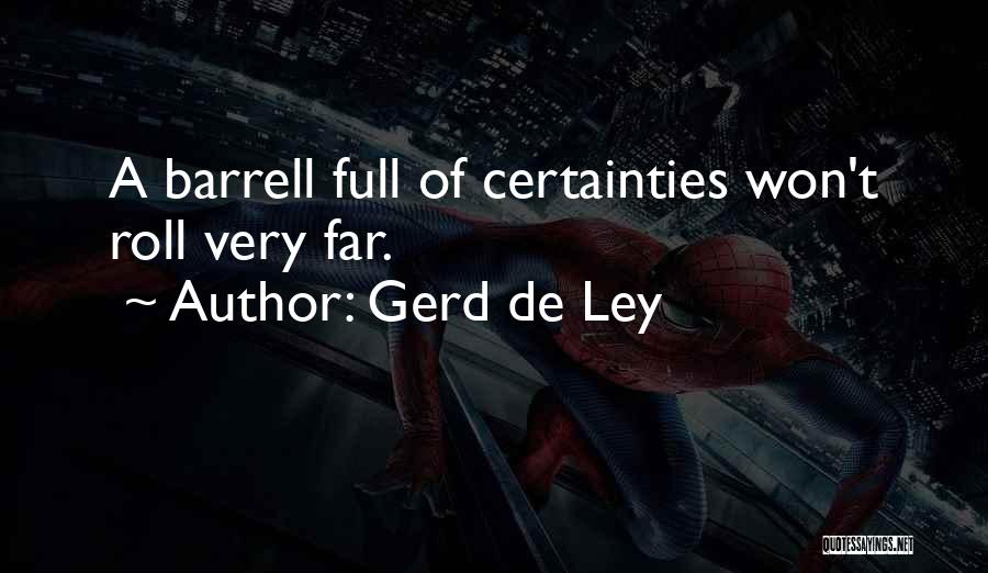 Gerd De Ley Quotes 241885