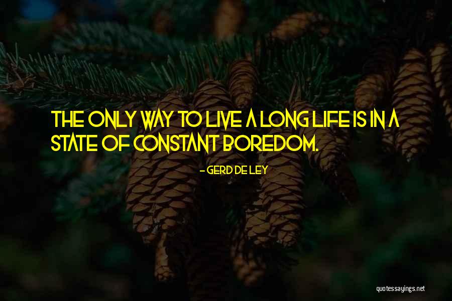 Gerd Quotes By Gerd De Ley