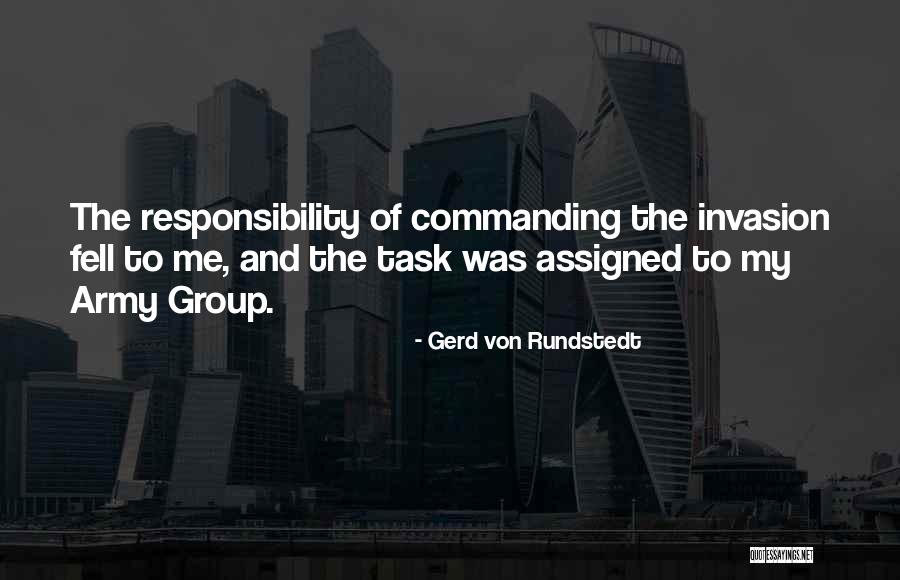 Gerd Von Rundstedt Quotes 1533383