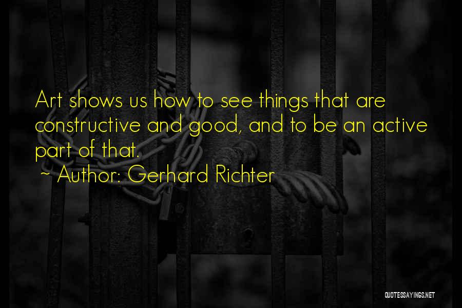 Gerhard Richter Quotes 410056