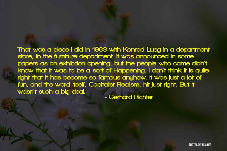 Gerhard Richter Quotes 601138