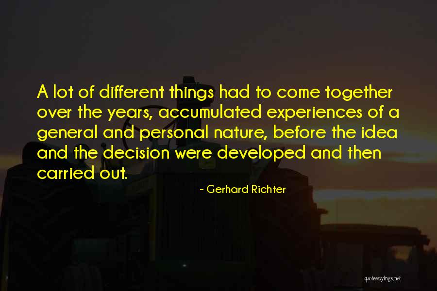 Gerhard Richter Quotes 709530 Gerhard Richter Quotes 709530