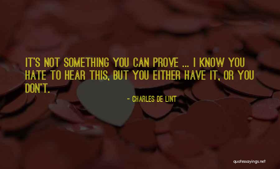 Gerlando Quotes By Charles De Lint Gerlando Quotes By Charles De Lint