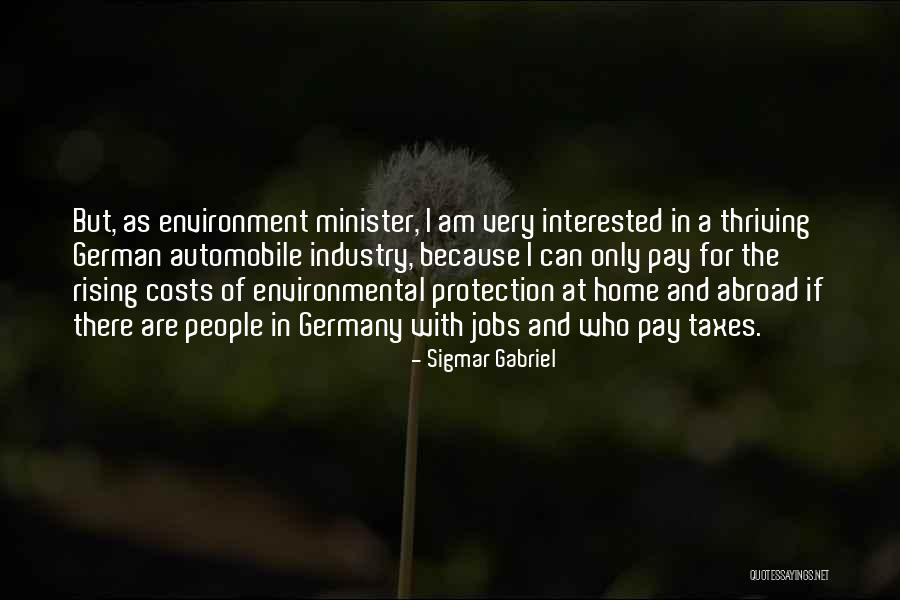 German Automobile Quotes By Sigmar Gabriel