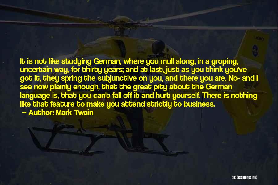 German Language Quotes By Mark Twain