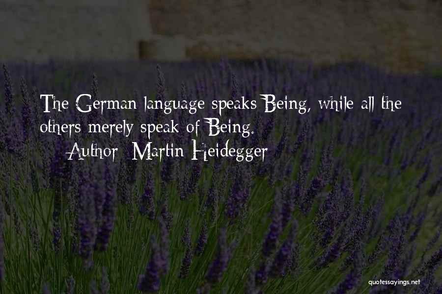 German Language Quotes By Martin Heidegger