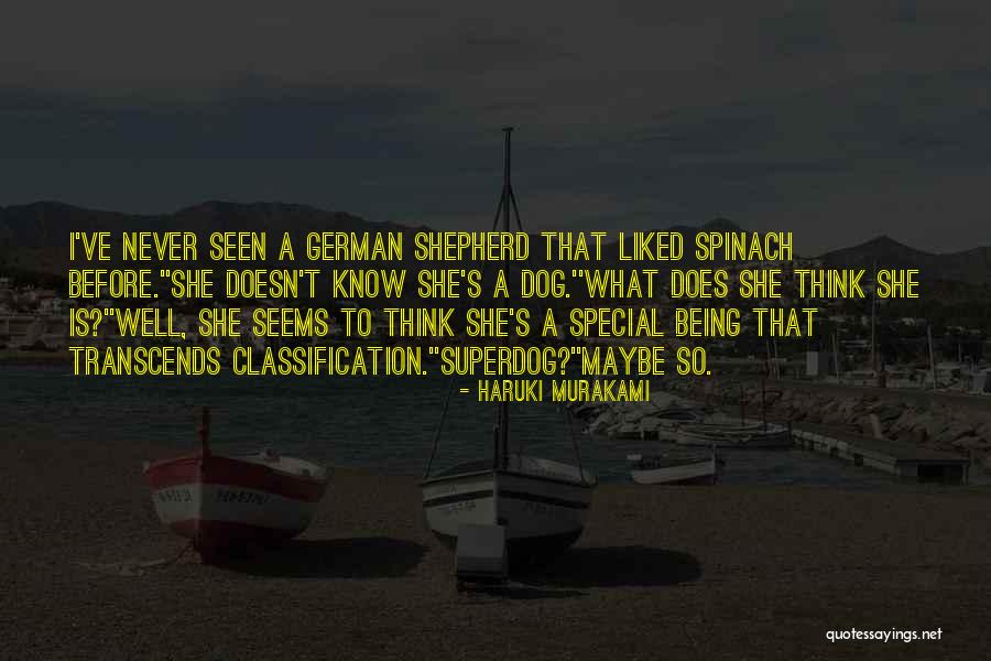 German Shepherd Quotes By Haruki Murakami