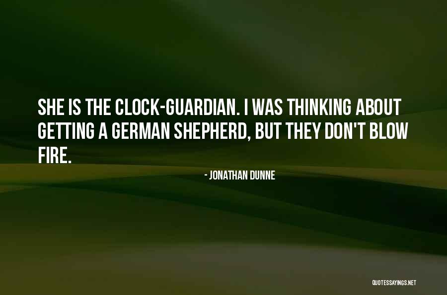 German Shepherd Quotes By Jonathan Dunne