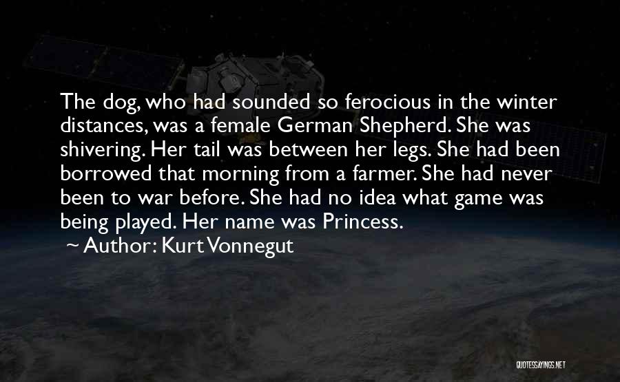 German Shepherd Quotes By Kurt Vonnegut