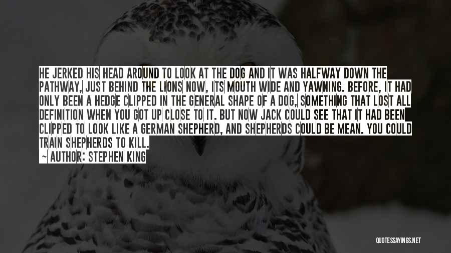 German Shepherd Quotes By Stephen King