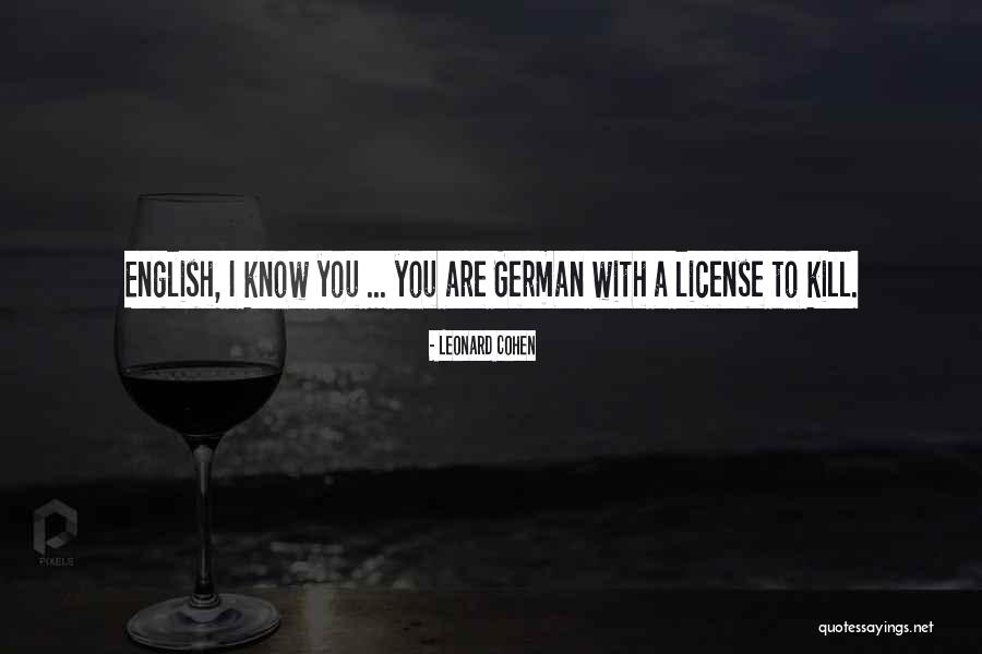German To English Quotes By Leonard Cohen German To English Quotes By Leonard Cohen