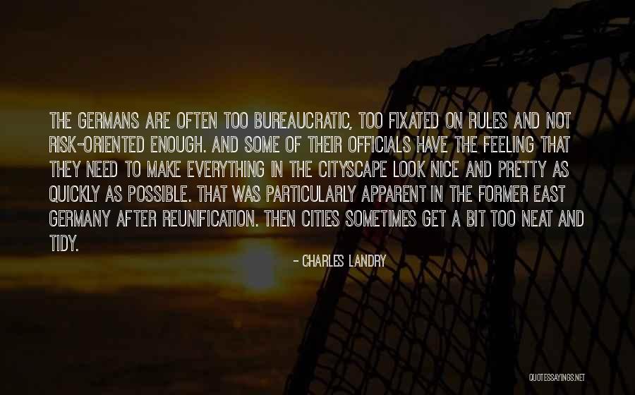 Germans Quotes By Charles Landry Germans Quotes By Charles Landry