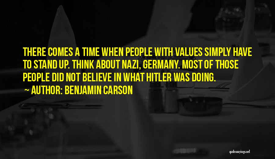 Germany Hitler Quotes By Benjamin Carson