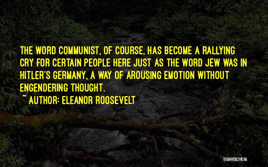 Germany Hitler Quotes By Eleanor Roosevelt