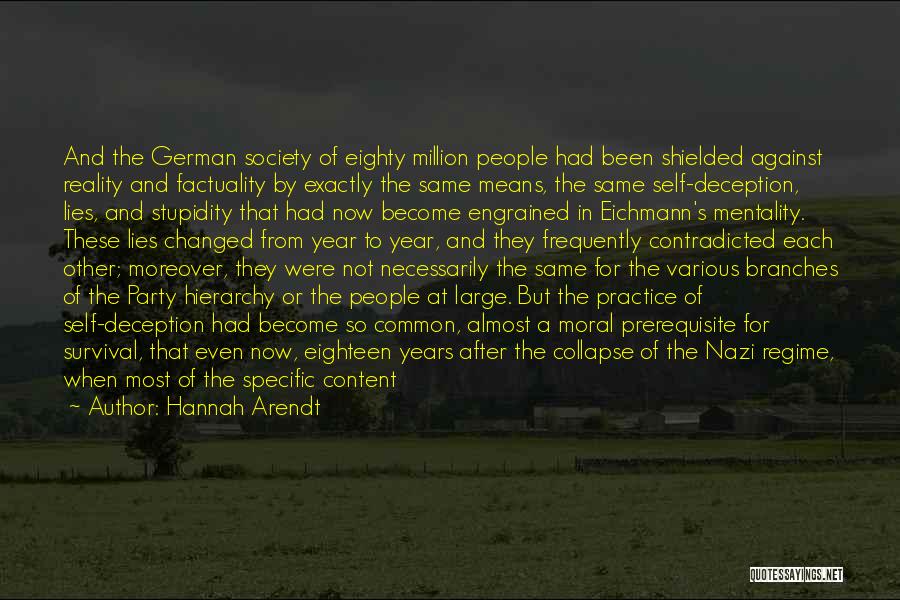 Germany In German Quotes By Hannah Arendt