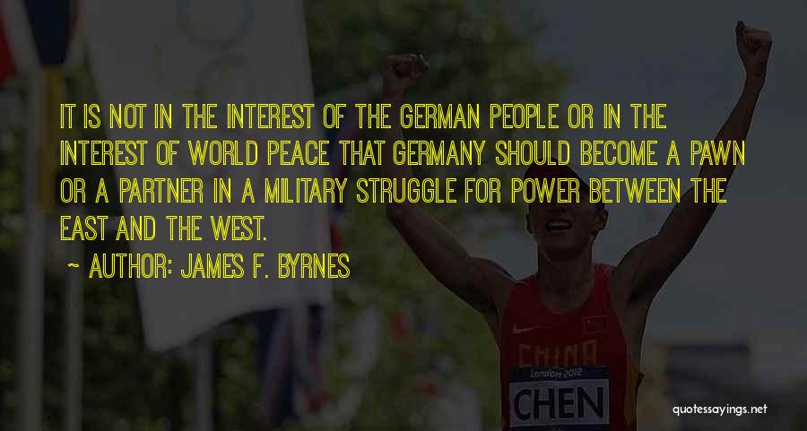 Germany In German Quotes By James F. Byrnes