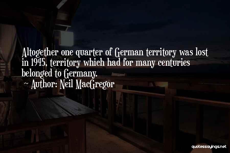 Germany In German Quotes By Neil MacGregor