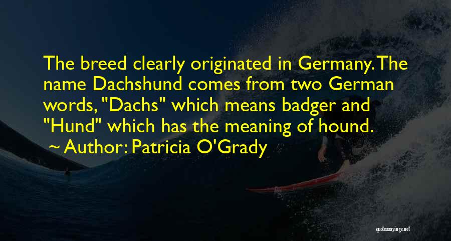 Germany In German Quotes By Patricia O'Grady