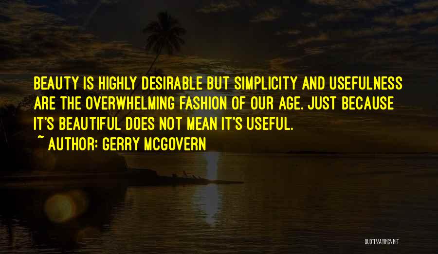 Gerry McGovern Quotes 1737725