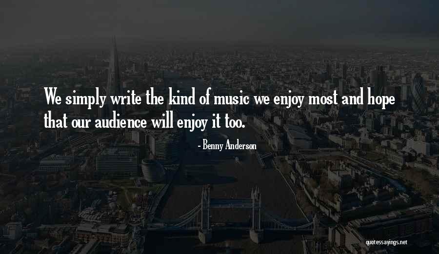 Gerstenkorn Kinder Quotes By Benny Anderson Gerstenkorn Kinder Quotes By Benny Anderson