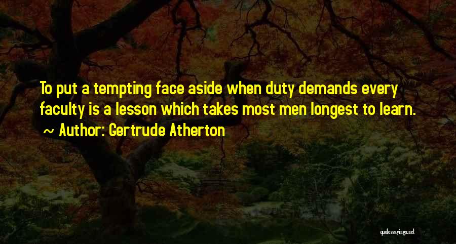 Gertrude Atherton Quotes 951206