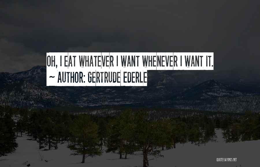 Gertrude Ederle Quotes 195123