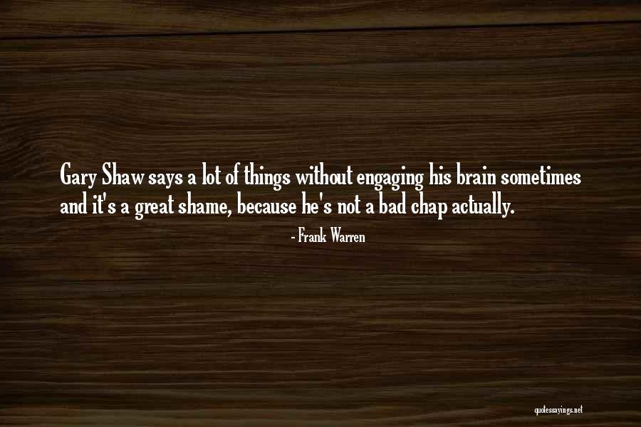 Geschwindigkeit Spaziergang Quotes By Frank Warren Geschwindigkeit Spaziergang Quotes By Frank Warren