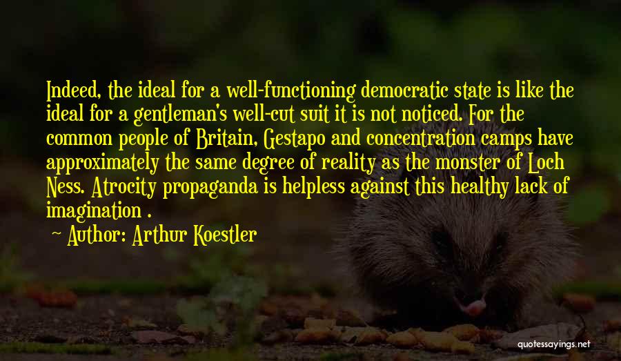 Gestapo Quotes By Arthur Koestler