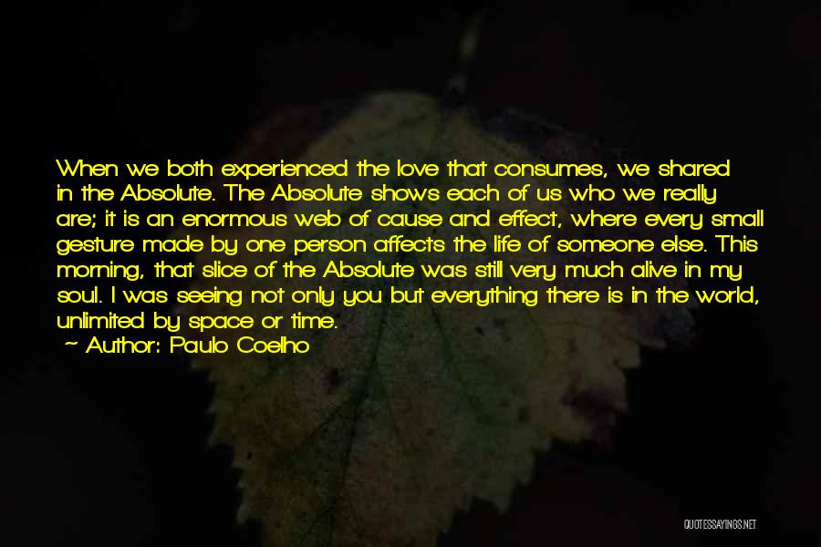 Gesture Life Quotes By Paulo Coelho